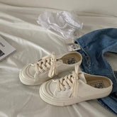 Slouchy Cool Women's Summer Thin Retro Canvas Shoes Newgew