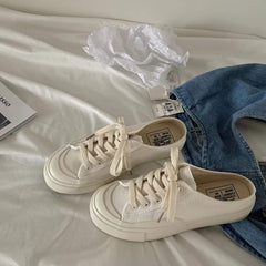 Slouchy Cool Women's Summer Thin Retro Canvas Shoes Newgew
