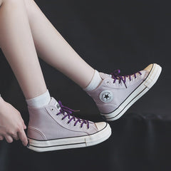 Women's For Summer Breathable Korean Style Skate Canvas Shoes Newgew