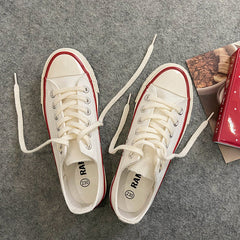 Elegant Fairy Pink Female Korean Board Canvas Shoes Newgew
