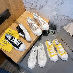 Women's Spring Trendy Easy Wear Cloth Canvas Shoes Newgew