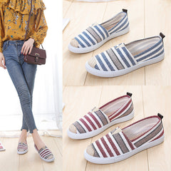 Women's Cloth Thomas Korean Style Slip-on Canvas Shoes Newgew