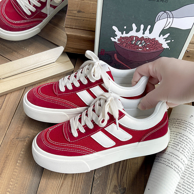 Trendy Cool Innovative Women's Fashionable Niche Canvas Shoes Newgew