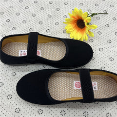 Popular Innovative Women's Cloth Black Canvas Shoes Newgew