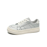 Men Minimalist Fashion Lace-up Flat Casual Shoes Newgew Shoes