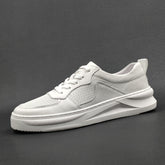 Men Solid Leather Fashion Breathable Casual Shoes Newgew Shoes