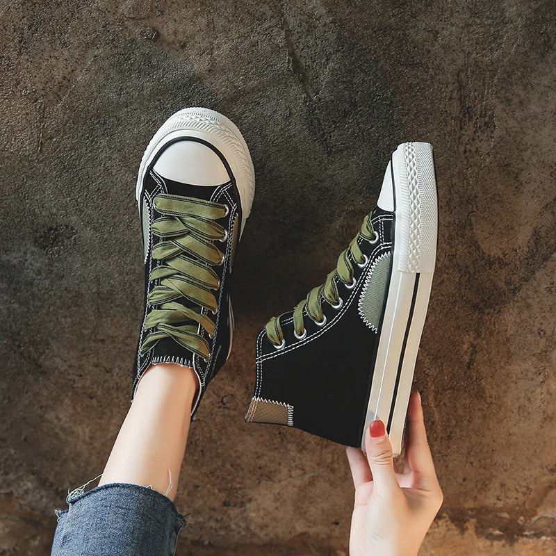 Creative Beautiful Women's Spring Beggar Female Canvas Shoes Newgew