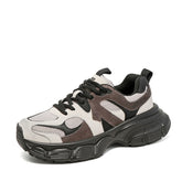 Women Retro Patchwork Chunky Platform Dad Shoes Newgew Shoes