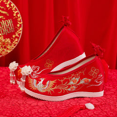 Classy Ancient Style Chinese Wedding Female Canvas Shoes Newgew