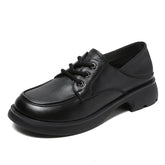 Women Retro Soft Leather Minimalist Casual Shoes Newgew Shoes