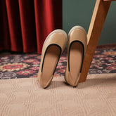 Women Retro Soft Leather Wedge Casual Shoes Newgew Shoes