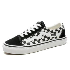 Innovative And White Plaid Niche Canvas Shoes Newgew