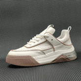 Men Fashion Breathable Leather Casual Skate Shoes Newgew Shoes