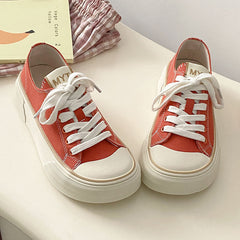 Cute Summer Round Toe Board Easy Canvas Shoes Newgew