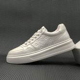 Men Minimalist Fashion Leather Flat Casual Shoes Newgew Shoes