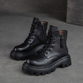 Women Casual Minimalist Soft Leather Boots Newgew Shoes