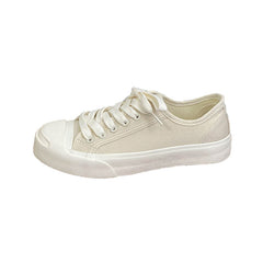 Durable Cool Women's Trendy Breathable White Canvas Shoes Newgew