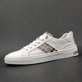 Men Fashion Minimalist Leather Flat Casual Shoes Newgew Shoes