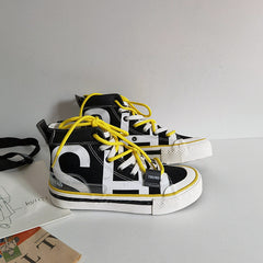 Women's Graffiti Retro Old Style Korean Versatile Autumn Women's Shoes Newgew