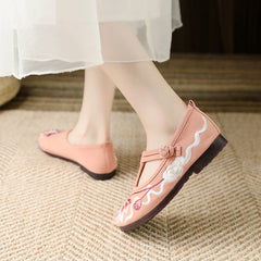 Old Vintage Cloth Ethnic Style Canvas Shoes Newgew