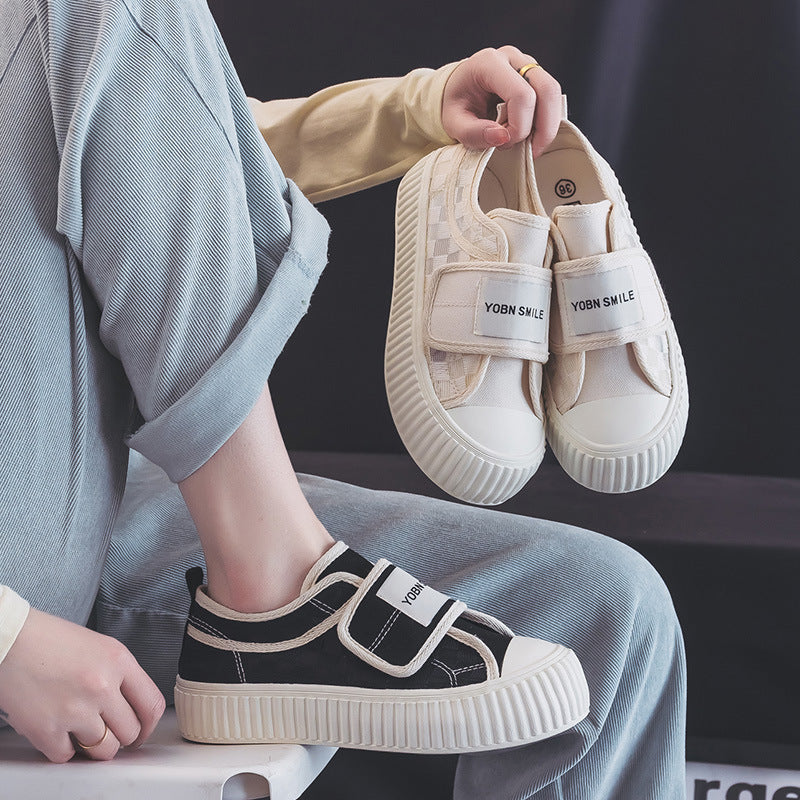 Style White Female Mesh Breathable Leisure Canvas Shoes Newgew