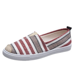 Women's Cloth Thomas Korean Style Slip-on Canvas Shoes Newgew