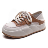 Women Fashion Soft Leather Casual Shoes Newgew Shoes