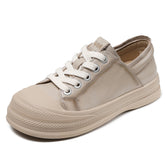 Women Minimalist Fashion Leather Flat Casual Shoes Newgew Shoes