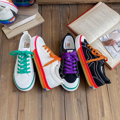 Women's Mandarin Duck Trendy Soft Bottom Breathable Canvas Shoes Newgew