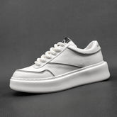 Men Minimalist Fashion Leather Flat Casual Shoes Newgew Shoes