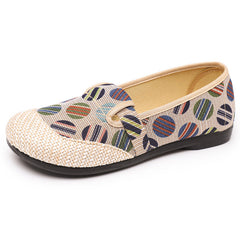 Women's Distribution Ethnic Style Old Beijing Cloth Woven Canvas Shoes Newgew