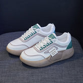 Women's Korean Style White Fashionable Street Canvas Shoes Newgew