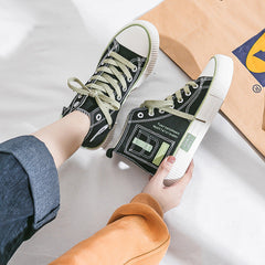 Slouchy Women's Small Pocket Spring Korean Canvas Shoes Newgew