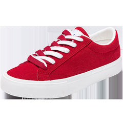 Durable Women's Design Board Retro Versatile Canvas Shoes Newgew