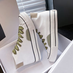 Creative Beautiful Women's Spring Beggar Female Canvas Shoes Newgew