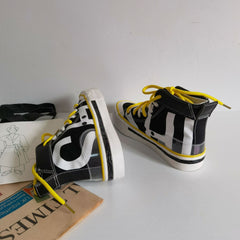 Women's Graffiti Retro Old Style Korean Versatile Autumn Women's Shoes Newgew