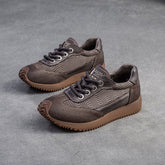 Women Retro Breathable Patchwork Casual Shoes Newgew Shoes