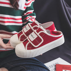 Korean Style Magic Stick Female Canvas Shoes Newgew