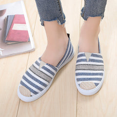 Women's Cloth Thomas Korean Style Slip-on Canvas Shoes Newgew
