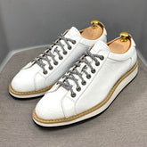 Men Retro Figured Leather Casual Shoes Newgew Shoes