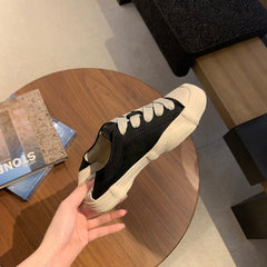 Trendy Women's Summer Round Toe Half Canvas Shoes Newgew