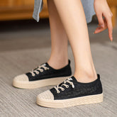 Women Hollow Mesh Summer Flat Casual Shoes Newgew Shoes