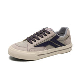 Men Fashion Patchwork Canvas Casual Skate Shoes Newgew Shoes