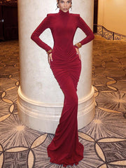 High-Neck Mermaid Gown Newgew Dresses