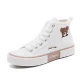 Women's Embroidery Spring Three Times Vulcanized Canvas Shoes Newgew