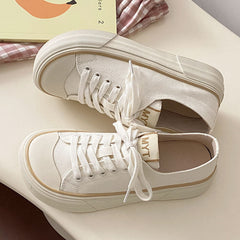 Cute Summer Round Toe Board Easy Canvas Shoes Newgew