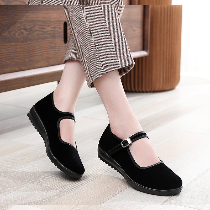 Cloth Female Mother For Han Chinese Clothing Canvas Shoes Newgew