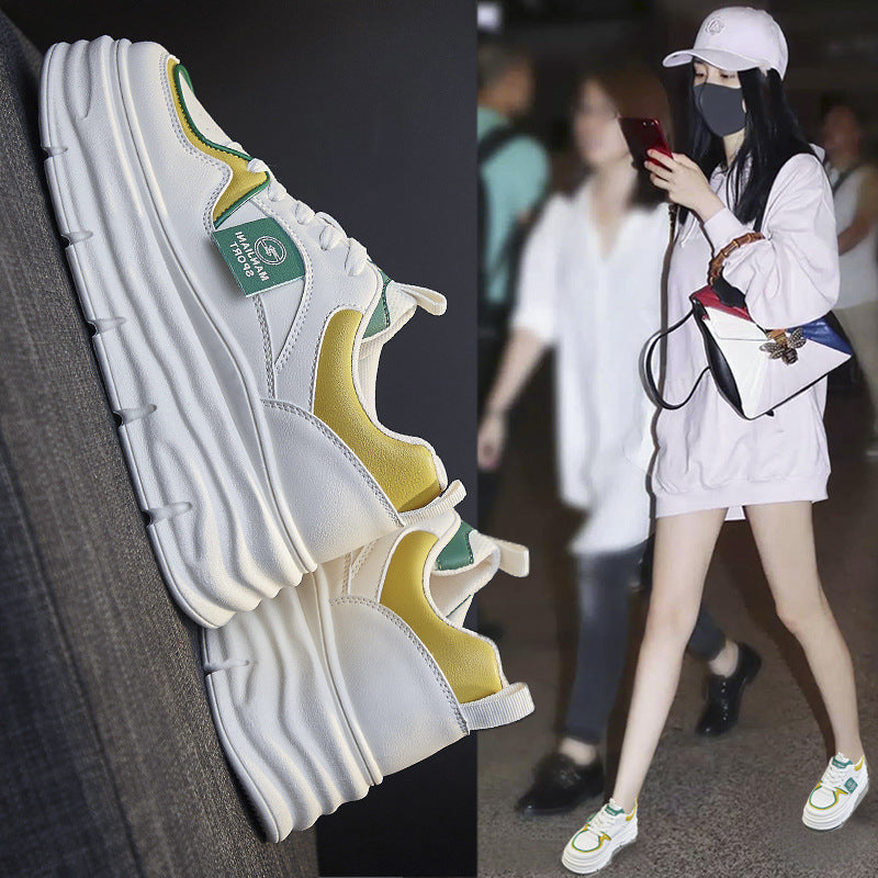 Women's Korean Style White Spring Joker Board Canvas Shoes Newgew