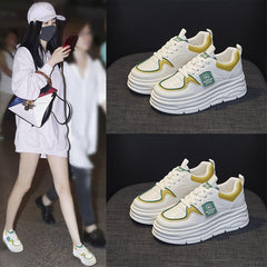 Women's Korean Style White Spring Joker Board Canvas Shoes Newgew