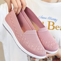 Women's Cloth Breathable Flat Soft Bottom Canvas Shoes Newgew